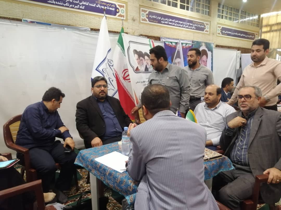 برپایی میز ارتباطات مردمی اداره‌کل میراث‌فرهنگی، گردشگری و صنایع‌دستی در بوشهر