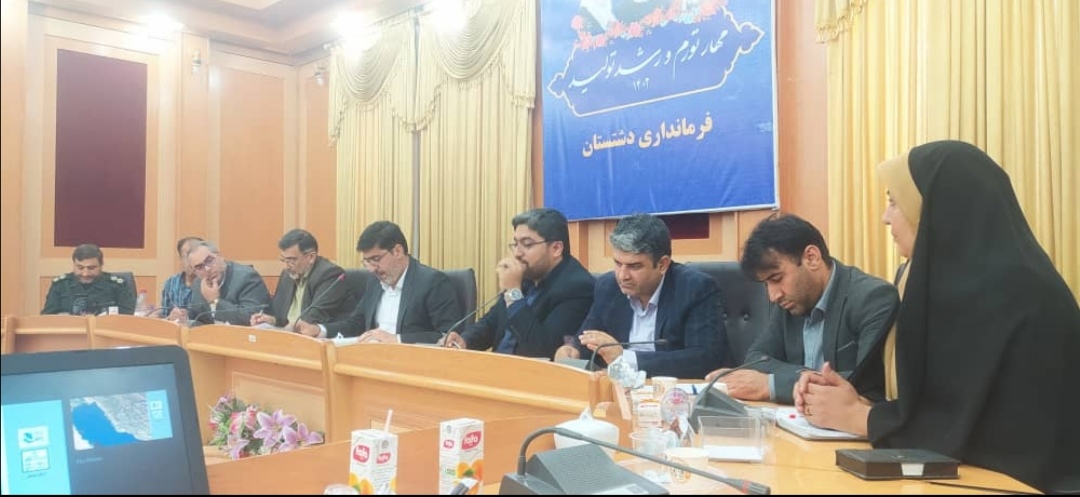 برگزاری کارگروه گردشگری و صنایع‌دستی در دشتستان