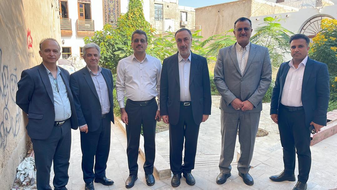 بازدید دکتر اسکندر صیدایی رئیس سازمان نقشه‌برداری کشور از بافت تاریخی بوشهر