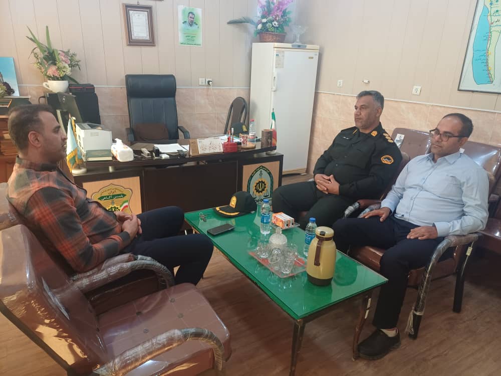 برگزاری نشست مشترک فرمانده یگان حفاظت میراثفرهنگی استان بوشهر با پلیس آگاهی شهرستان تنگستان